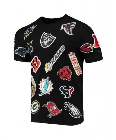 Men's Black Nfl League Wordmark T-shirt $66.00 T-Shirts