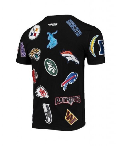 Men's Black Nfl League Wordmark T-shirt $66.00 T-Shirts