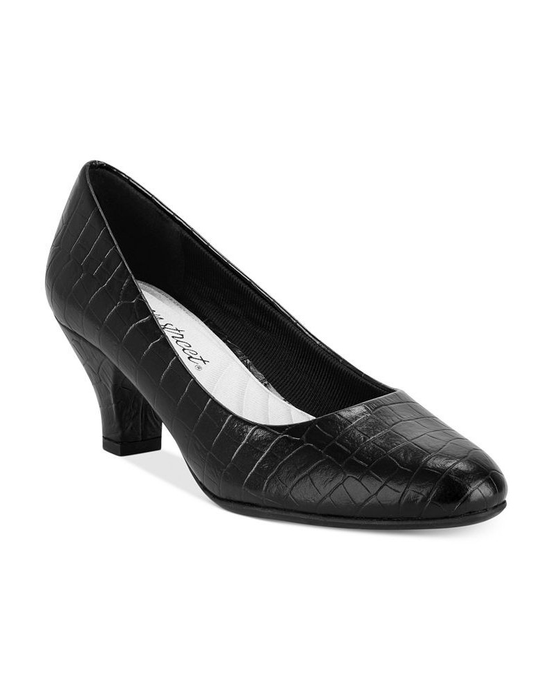 Fabulous Pumps Black Croco $35.00 Shoes