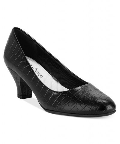 Fabulous Pumps Black Croco $35.00 Shoes