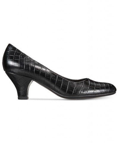 Fabulous Pumps Black Croco $35.00 Shoes