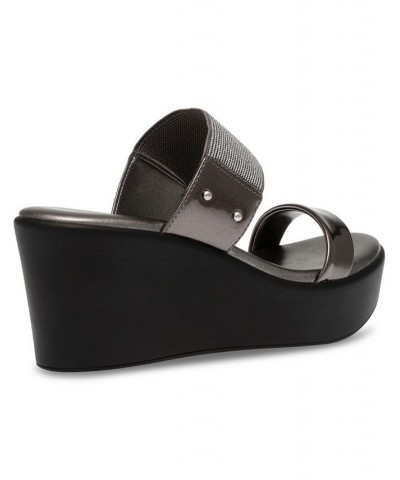 Women's Parker Platform Sandal Gray $38.40 Shoes