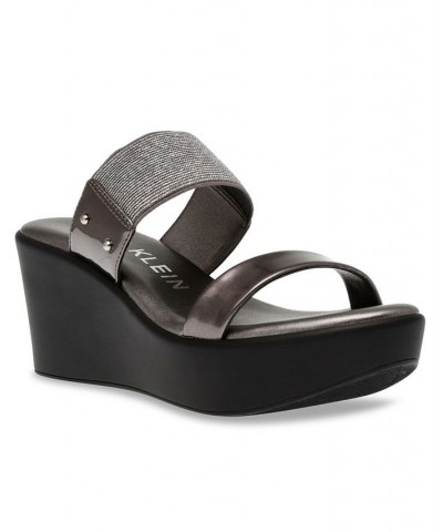 Women's Parker Platform Sandal Gray $38.40 Shoes