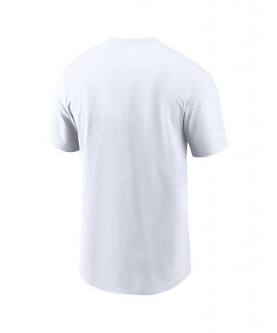 Men's White Cleveland Guardians Americana Flag T-shirt $23.39 T-Shirts