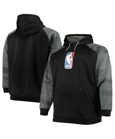 Men's Black NBA Big and Tall Fleece Pullover Hoodie $43.99 Sweatshirt