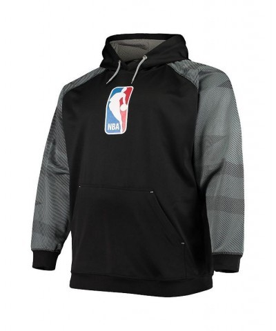 Men's Black NBA Big and Tall Fleece Pullover Hoodie $43.99 Sweatshirt