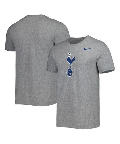 Men's Heather Gray Tottenham Hotspur Core T-shirt $21.99 T-Shirts