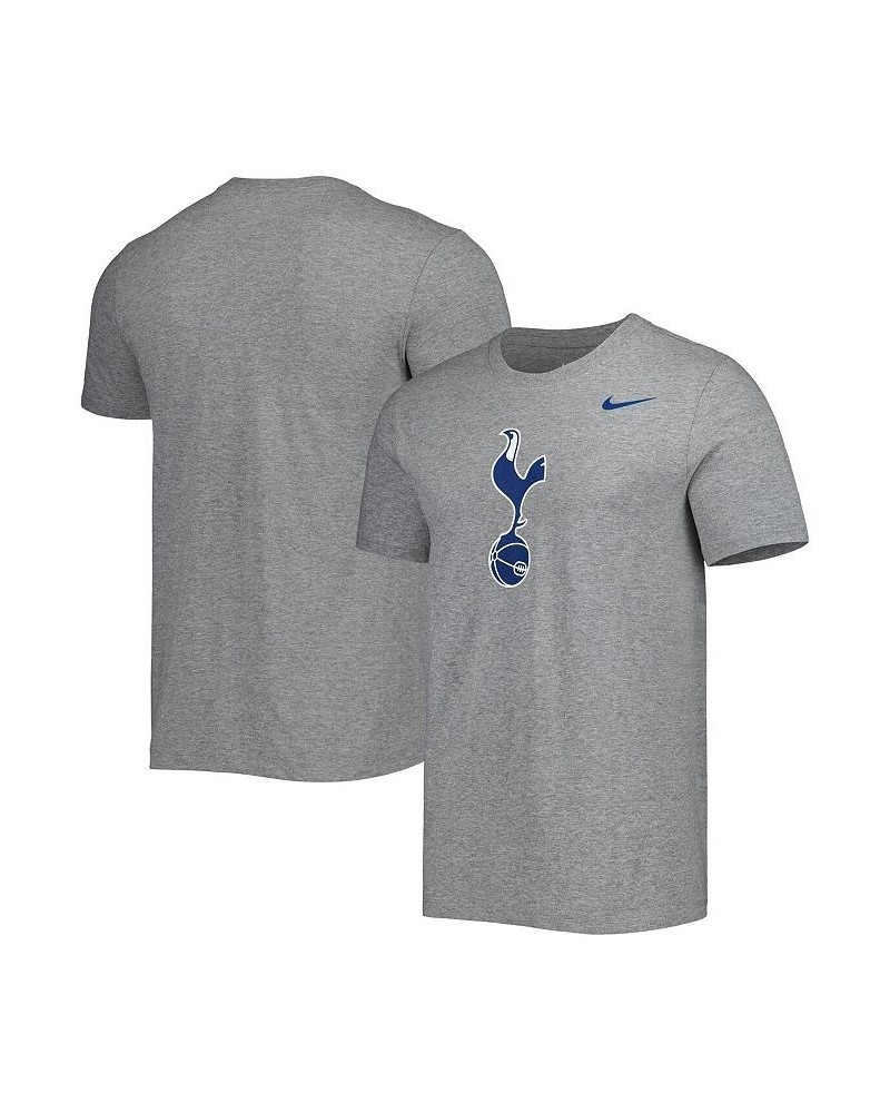 Men's Heather Gray Tottenham Hotspur Core T-shirt $21.99 T-Shirts