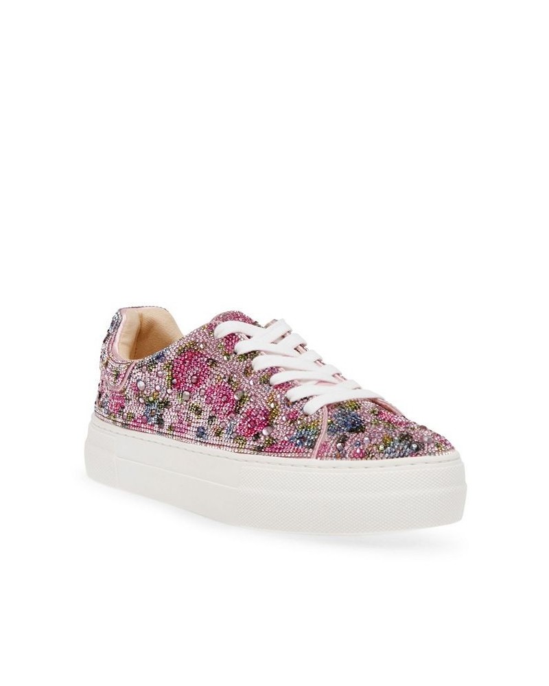 Betsey Johnson Women's Sidny Sneakers Pink $42.57 Shoes