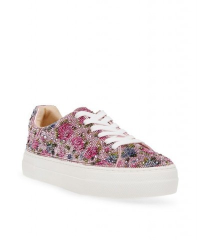 Betsey Johnson Women's Sidny Sneakers Pink $42.57 Shoes