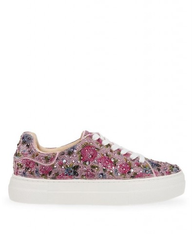 Betsey Johnson Women's Sidny Sneakers Pink $42.57 Shoes