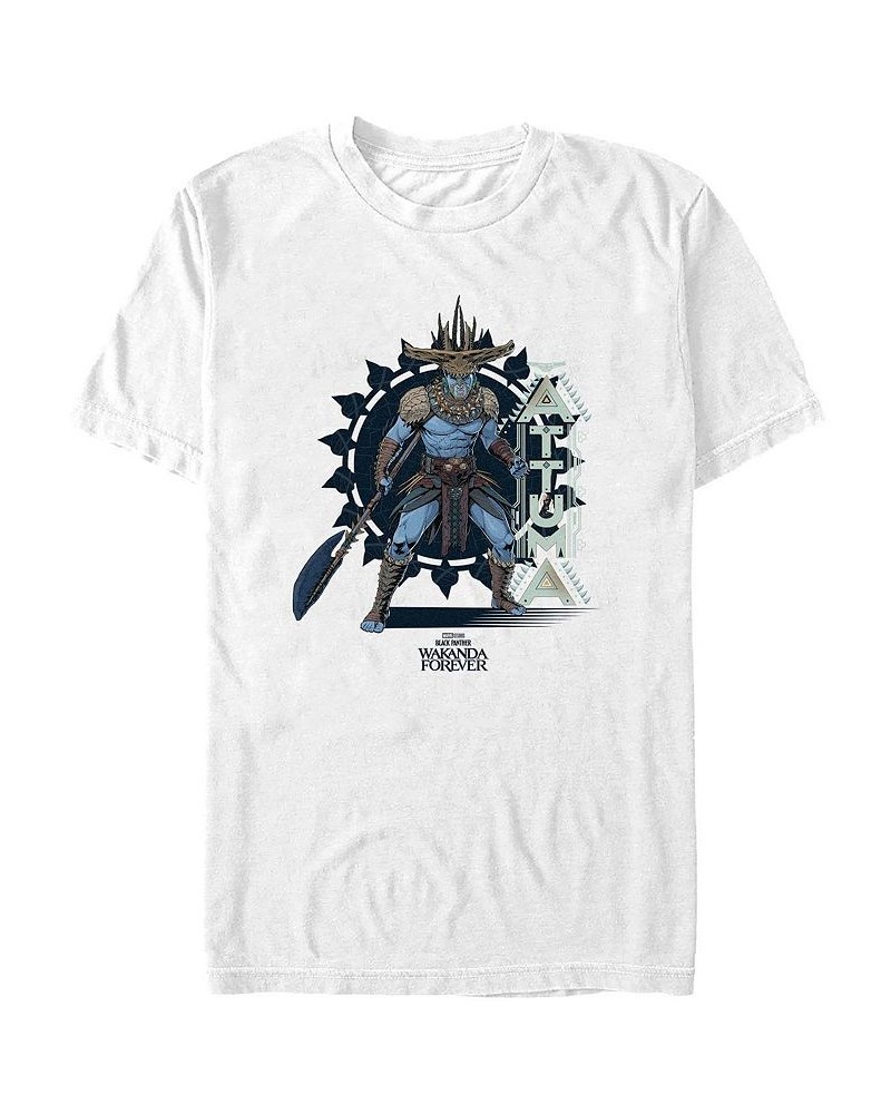 Men's The Barbarian Warlord Attuma Short Sleeve T-shirt White $20.64 T-Shirts