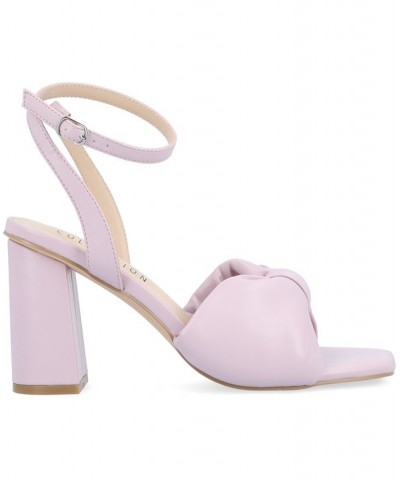 Women's Lottey Bow Sandals Purple $46.55 Shoes