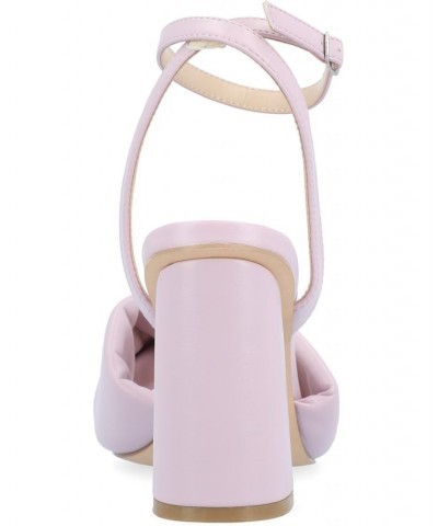 Women's Lottey Bow Sandals Purple $46.55 Shoes