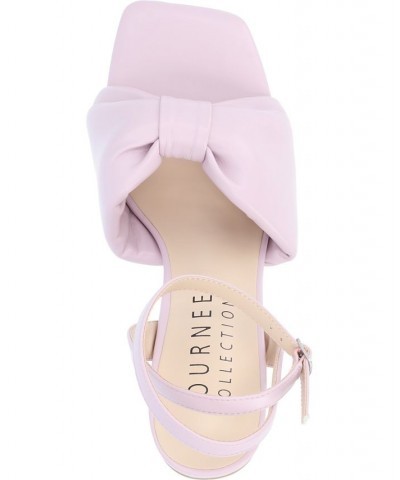 Women's Lottey Bow Sandals Purple $46.55 Shoes