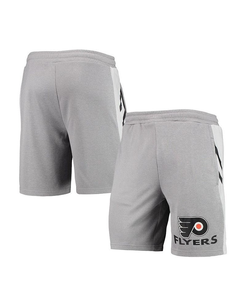 Men's Gray Philadelphia Flyers Stature Jam Shorts $16.72 Shorts