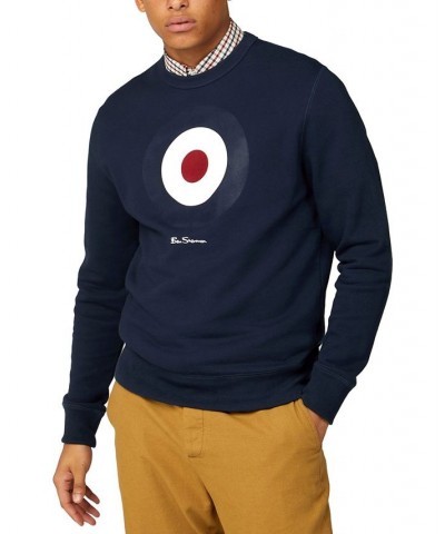 Men's Signature Target Graphic Crewneck Sweatshirt Blue $35.97 Sweatshirt