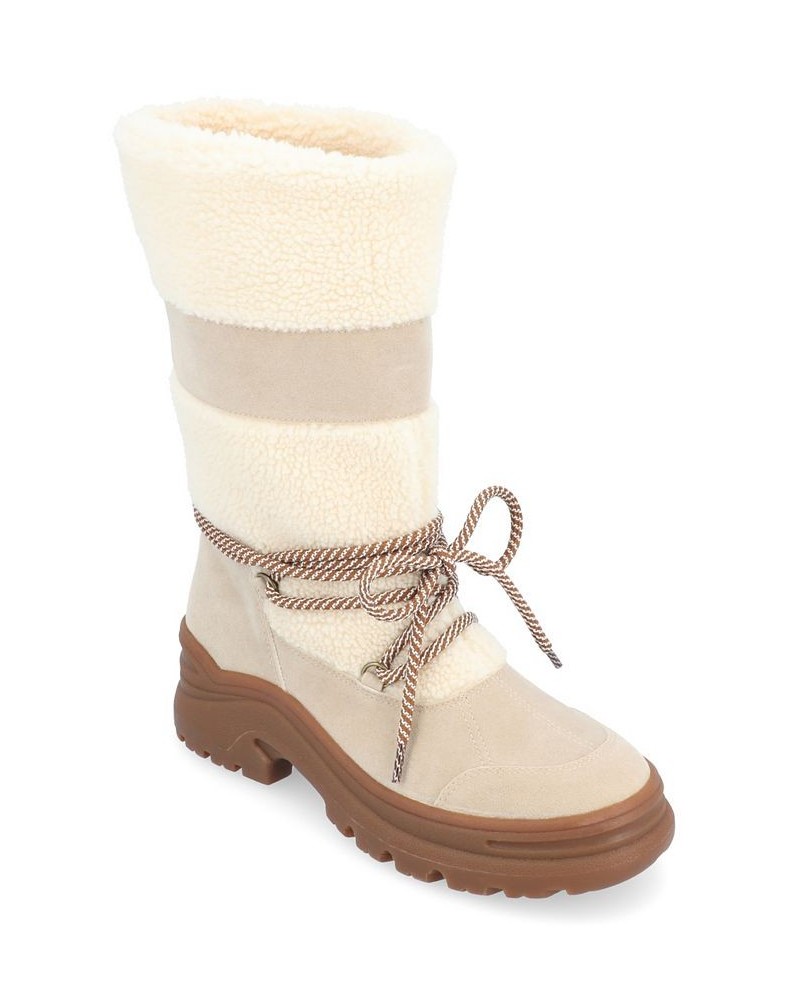 Women's Galina Winter Boot Tan/Beige $58.50 Shoes