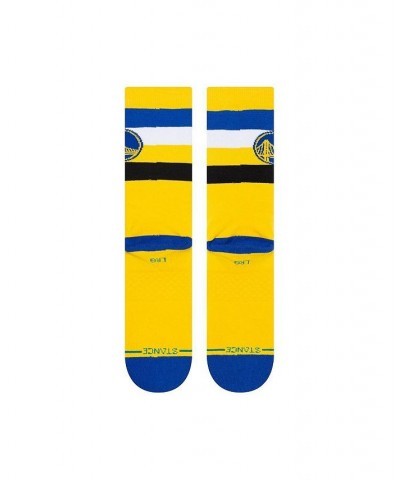 Men's Golden State Warriors Stripe Crew Socks $11.34 Socks