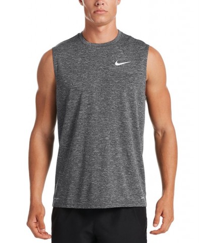 Men's Big & Tall Men's Dri-FIT UPF 40+ Heathered Sleeveless Rash Guard PD01 $29.40 Swimsuits