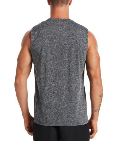 Men's Big & Tall Men's Dri-FIT UPF 40+ Heathered Sleeveless Rash Guard PD01 $29.40 Swimsuits