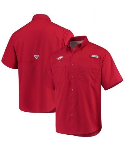 Men's Cardinal Arkansas Razorbacks Tamiami Shirt $32.50 Shirts