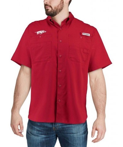 Men's Cardinal Arkansas Razorbacks Tamiami Shirt $32.50 Shirts