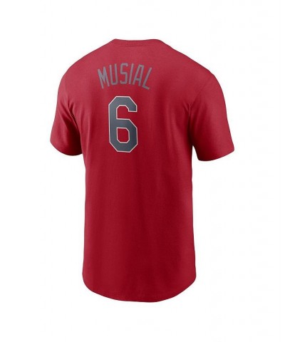 Men's Stan Musial Red St. Louis Cardinals Cooperstown Collection Name and Number T-shirt $25.49 T-Shirts