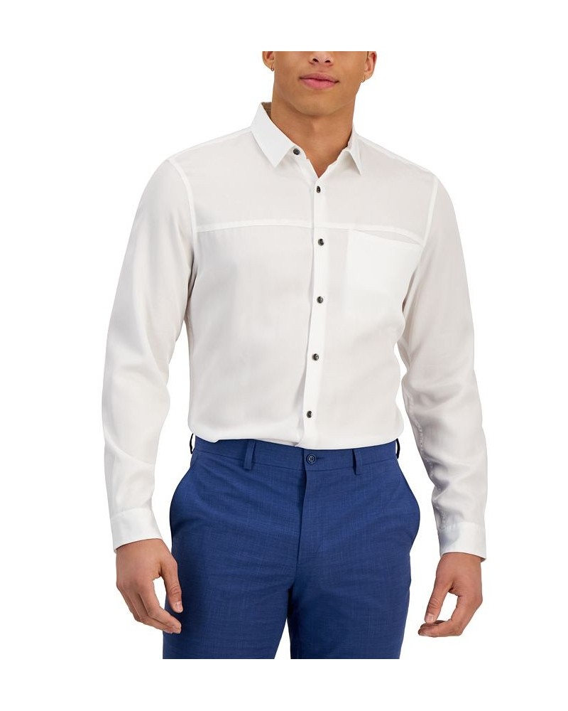 Men's Classic Fit Luxe Long-Sleeve Shirt PD02 $19.08 Shirts