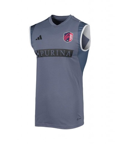 Men's Gray St. Louis City SC 2023 On-Field Sleeveless Training Jersey $25.20 Jersey