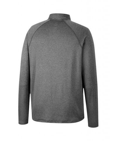 Men's Heathered Gray Oregon Ducks Earth First Raglan Quarter-Zip Windshirt $28.60 Sweatshirt