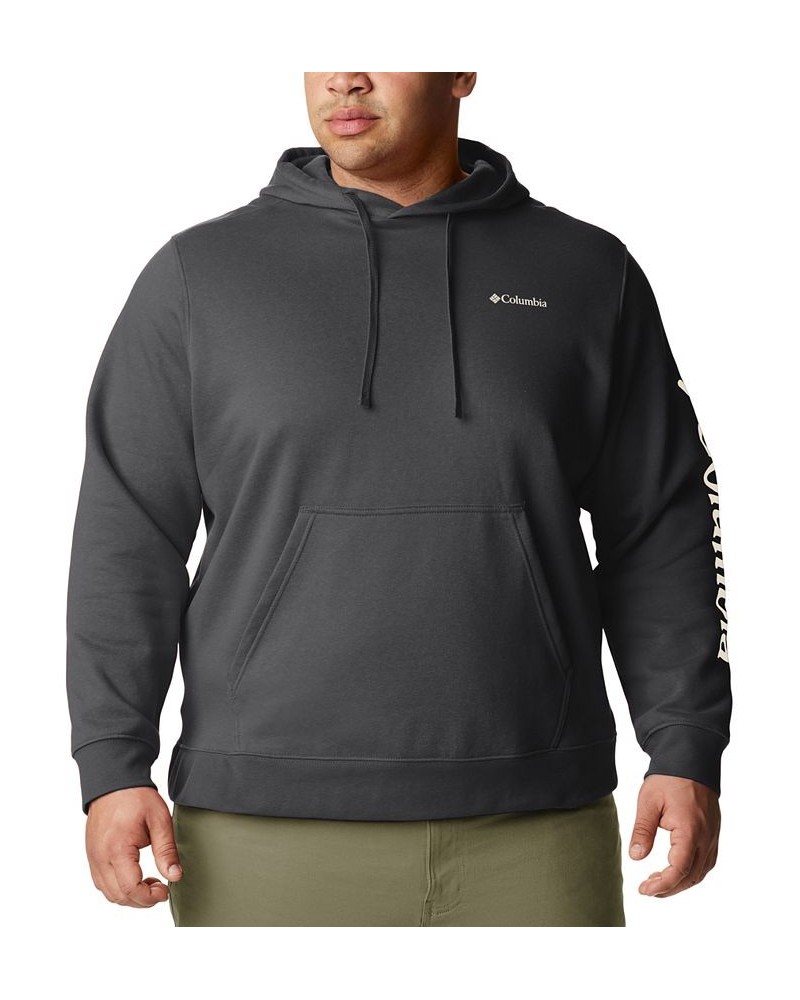 Men's Big & Tall Trek Hoodie Black $18.70 Sweatshirt