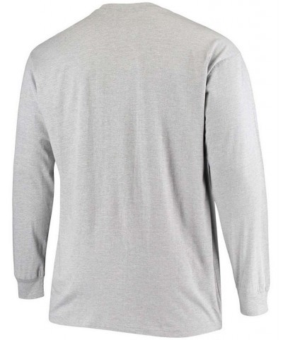 Men's Big and Tall Heathered Gray Tennessee Titans Practice Long Sleeve T-shirt $19.20 T-Shirts