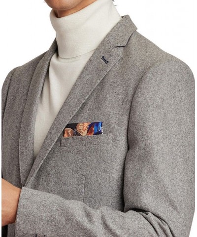 Men's Slim-Fit Wool Suit Jacket Gray $45.10 Suits