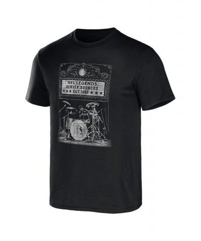 Men's NFL x Darius Rucker Collection by Black Denver Broncos Band T-shirt $19.11 T-Shirts