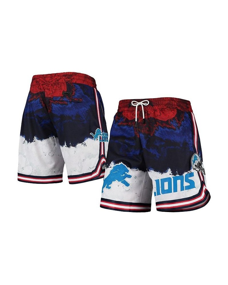 Men's Navy, Red Detroit Lions Americana Shorts $45.10 Shorts