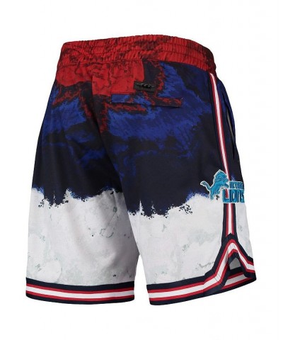 Men's Navy, Red Detroit Lions Americana Shorts $45.10 Shorts