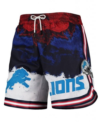 Men's Navy, Red Detroit Lions Americana Shorts $45.10 Shorts