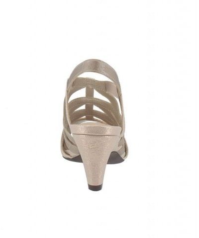 Women's Edalyn Stretch Sandal with Memory Foam Tan/Beige $33.60 Shoes