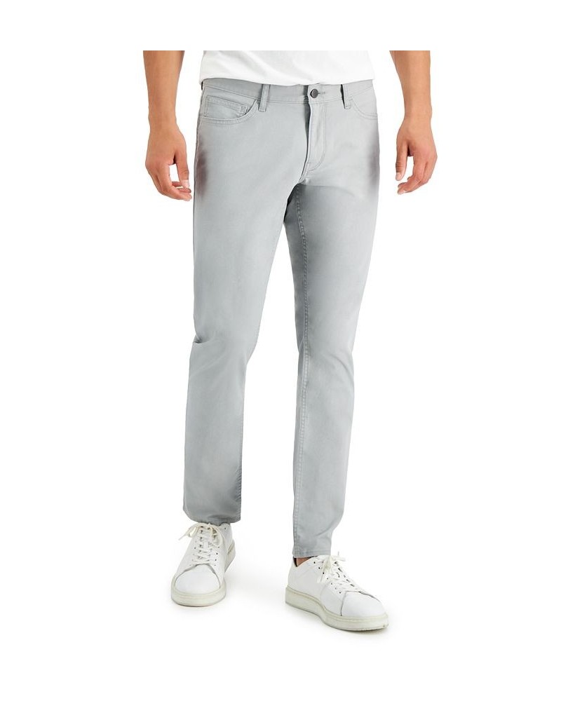 Men's Parker Slim-Fit Stretch Pants Rock Grey $51.74 Pants