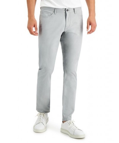 Men's Parker Slim-Fit Stretch Pants Rock Grey $51.74 Pants