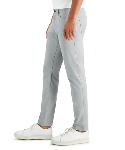 Men's Parker Slim-Fit Stretch Pants Rock Grey $51.74 Pants