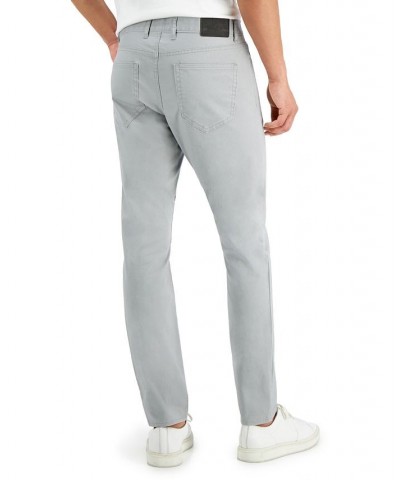 Men's Parker Slim-Fit Stretch Pants Rock Grey $51.74 Pants