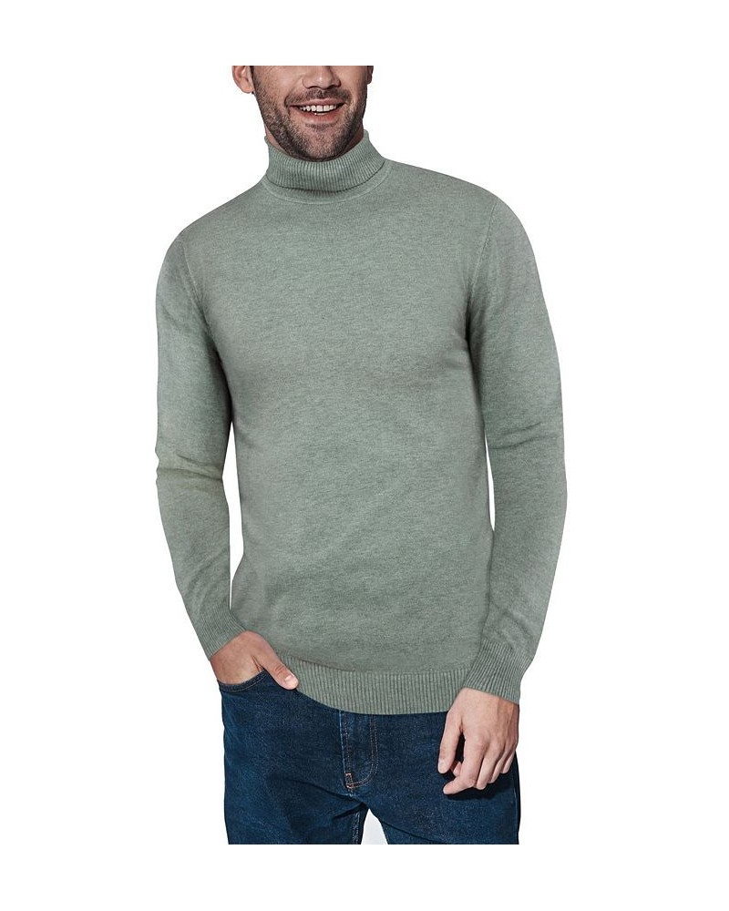 Men's Turtleneck Pull Over Sweater Sage $22.00 Sweaters