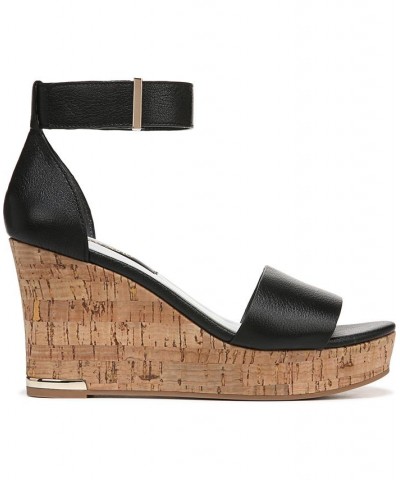 Clemens Cork Wedge Sandals Black $47.50 Shoes