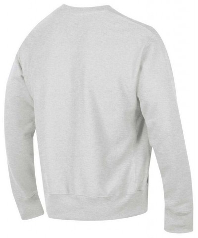 Men's Gray Ohio Bobcats Arch Over Logo Reverse Weave Pullover Sweatshirt $38.25 Sweatshirt