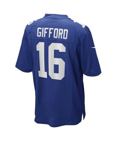 Men's Frank Gifford Royal New York Giants Game Retired Player Jersey $51.36 Jersey