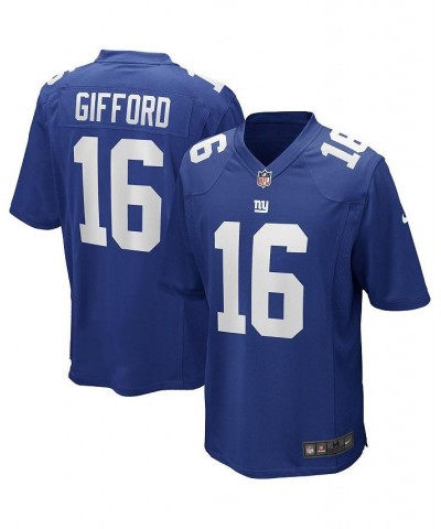 Men's Frank Gifford Royal New York Giants Game Retired Player Jersey $51.36 Jersey