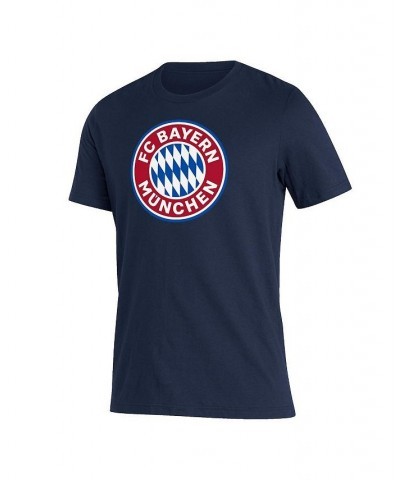 Men's Navy Bayern Munich Three-Stripe T-shirt $20.99 T-Shirts