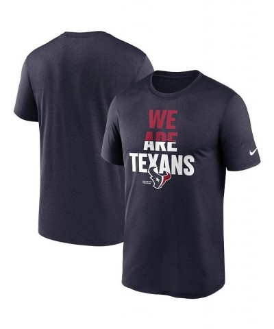 Men's Navy Houston Texans Legend Local Phrase Performance T-shirt $25.19 T-Shirts